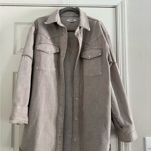 Re/Done Gray Denim Jacket